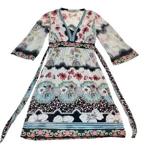 Vintage Y2K I.C.E Dress Sz 8 Grunge Whimsygoth Fairy Witchy Romantic Mesh Over